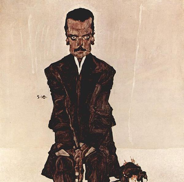 Egon Schiele Portrait of Eduard Kosmack oil painting image